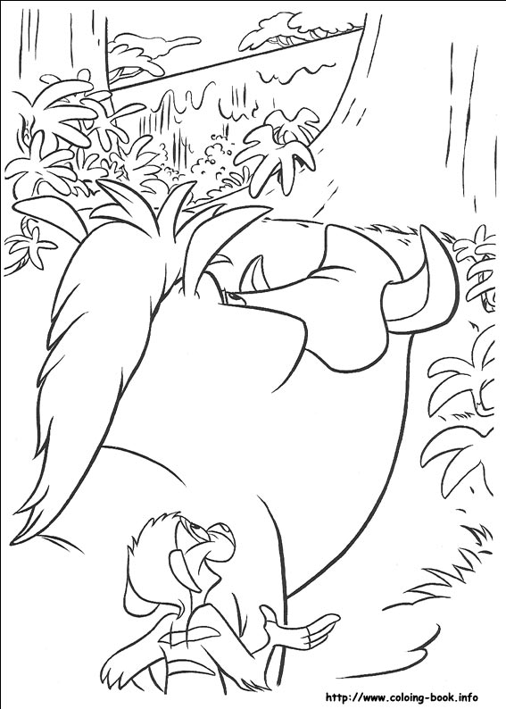 The Lion King coloring picture